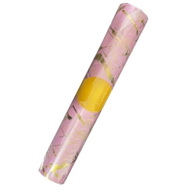 ראנר סאטן+הדפס קווי רוז 4229-6 אורגנזה