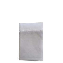 שקיות אורגנזה 10/15 לבן 12/10 יחי' אורגנזה/דקל