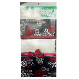 שקיות פפיון אדום כ-25 יח' קו לשמחה