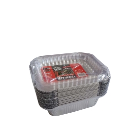 תבנית מרובעת עם מכסה שקוף