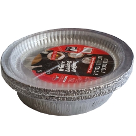 תבניות עגולות עם מכסה שקוף